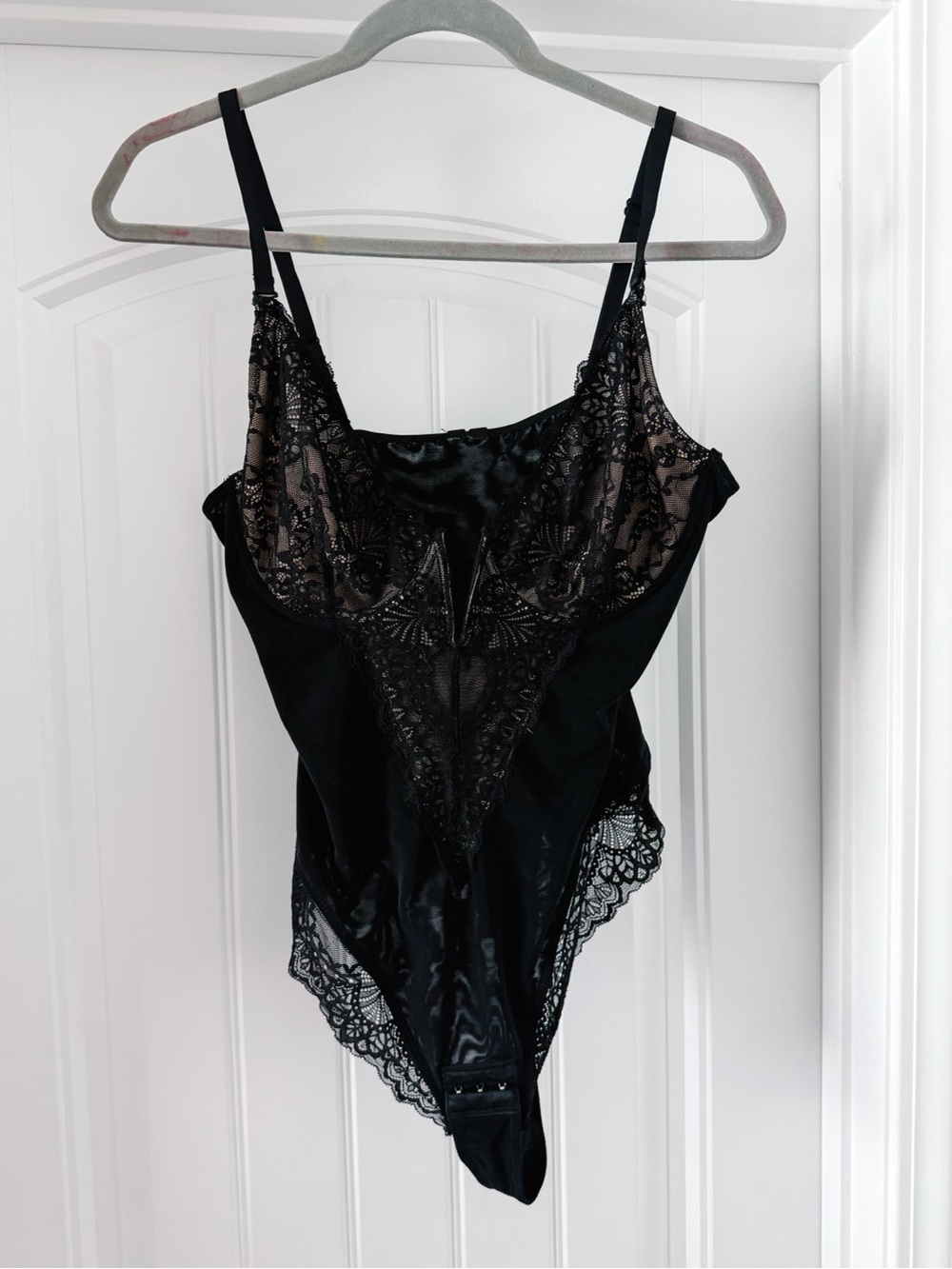 Black Lace Bodysuit Shapewear - Women Intimates